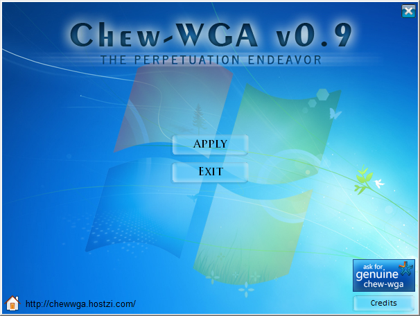 Win 7激活工具Chew-WGA V0.9